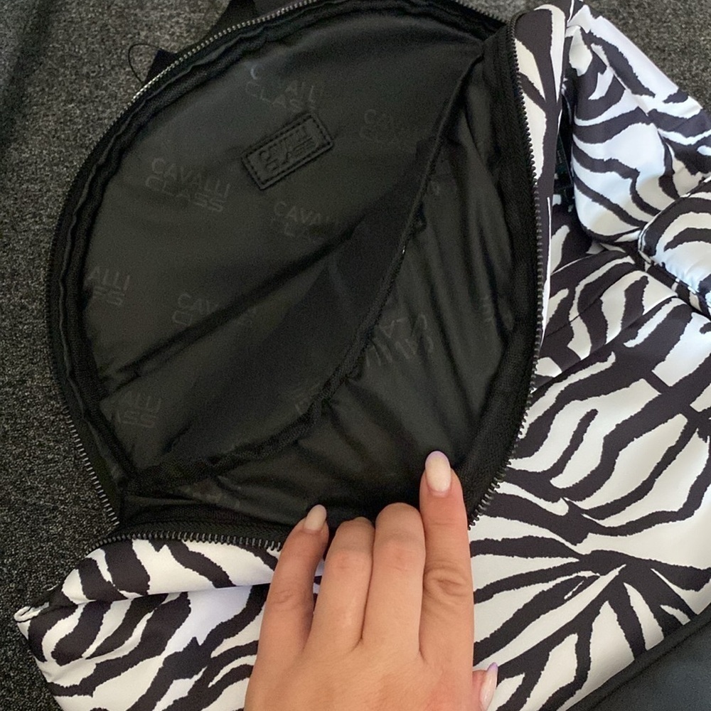 Cavalli Class Zebra Print Backpack 40/31 size​ - Picture 4 of 4
